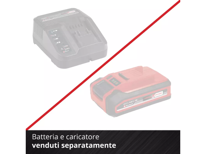 Svettatoio batteria Einhell GC-LC 18/20 Li T-Solo 18V barra 20cm catena 5.5 m/s
