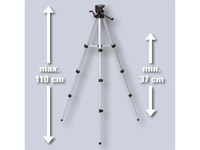 Treppiedi telescopico Einhell altezza 37-110cm attacco 1/4 custodia inclusa