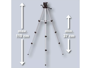 Treppiedi telescopico Einhell altezza 37-110cm attacco 1/4 custodia inclusa