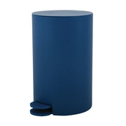 Pattumiera bagno 3 Lt blu scuro con apertura a pedale Orbix