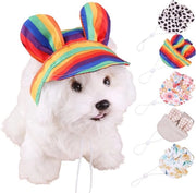 Cappello per cani e gatti piccoli, pet con protezione solare e ventilazione