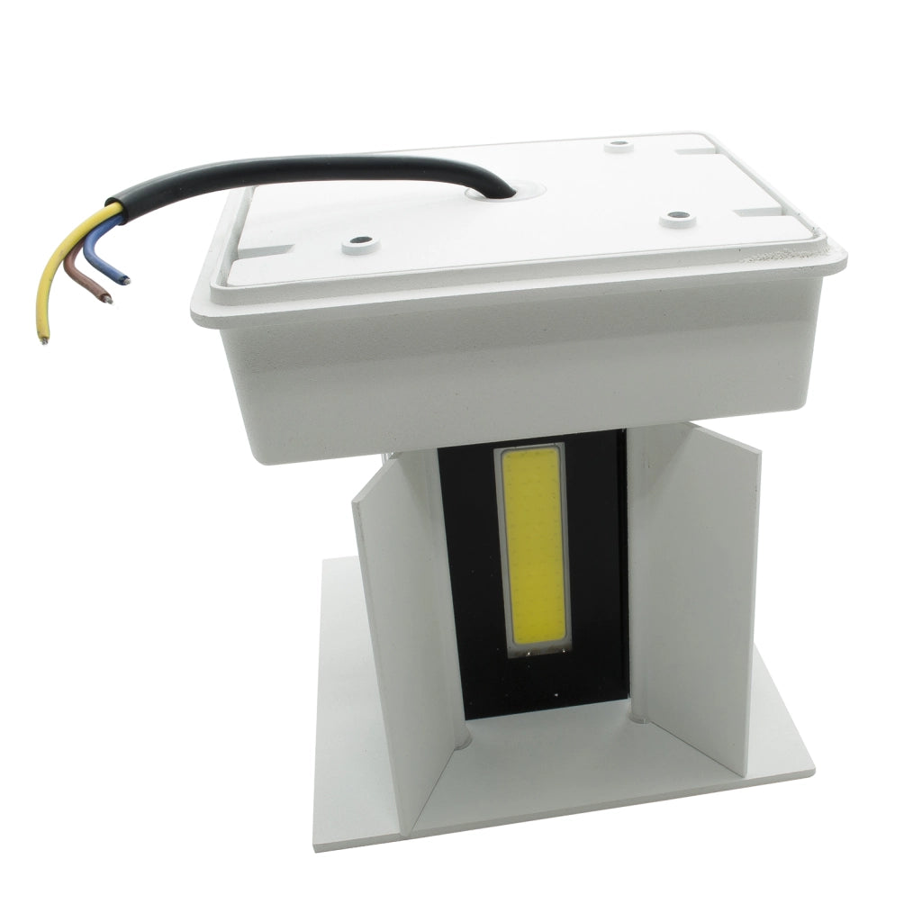 Applique cubo LED 40W doppio fascio luce per esterni IP65 lampada parete regolabile facciate 4000lm 230V BIANCO 3000K
