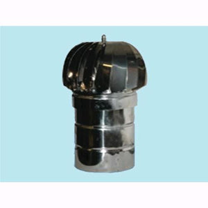 Fumaiolo Mod. Ventolino In Acciaio Inox Base Tonda Ø 13 Cm.