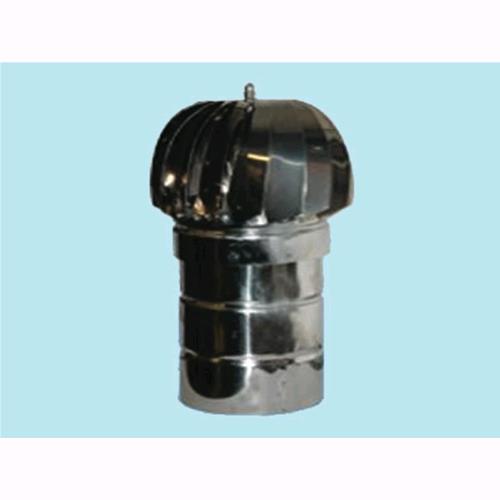 Fumaiolo Mod. Ventolino In Acciaio Inox Base Tonda Ø 13 Cm.