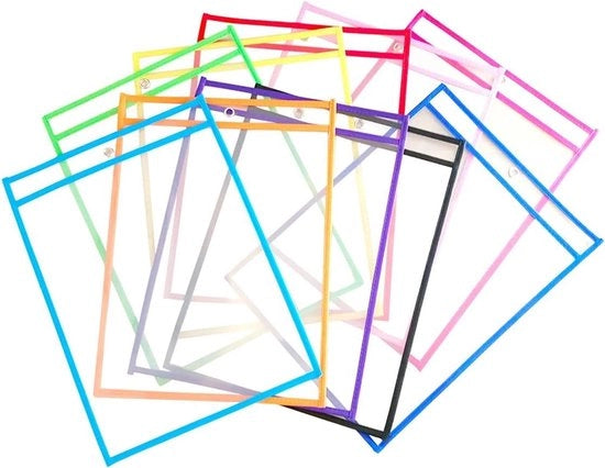 Sacchi A4 in diverse colori per cancelleria e istruzione