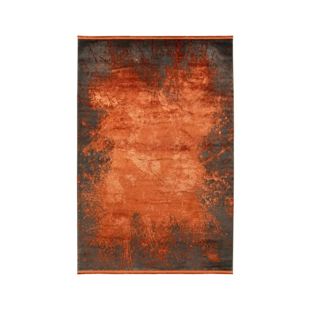 Tappeto 230x160cm, design E509E colore terracotta - Comfort ed eleganza per il tuo interno