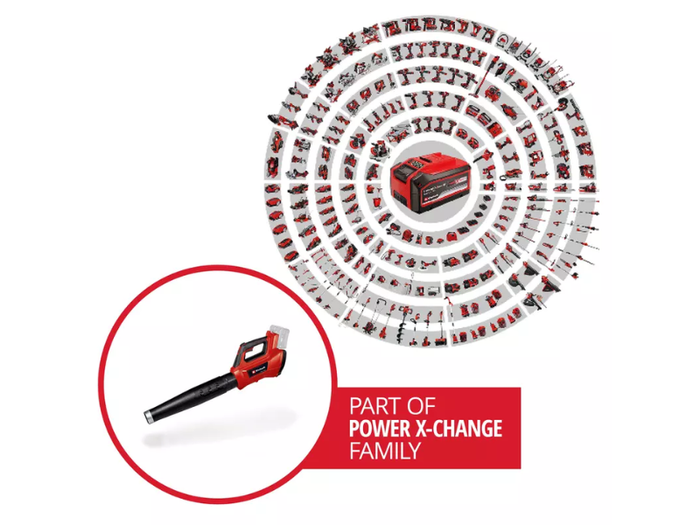 Soffiatore foglie a batteria GP-LB 36/210 Li E-Solo Einhell 816 mc/h 210 Km/h