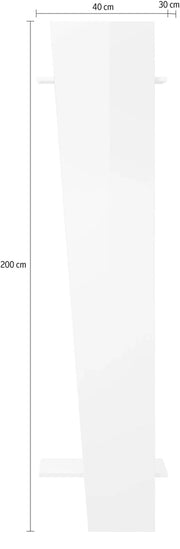 Mobile ingresso VEGA L 50 x H 200 x P 30 cm grigio ardesia