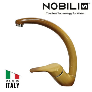 Miscelatore rubinetto monocomando lavello Nobili Hera terra di francia cucina