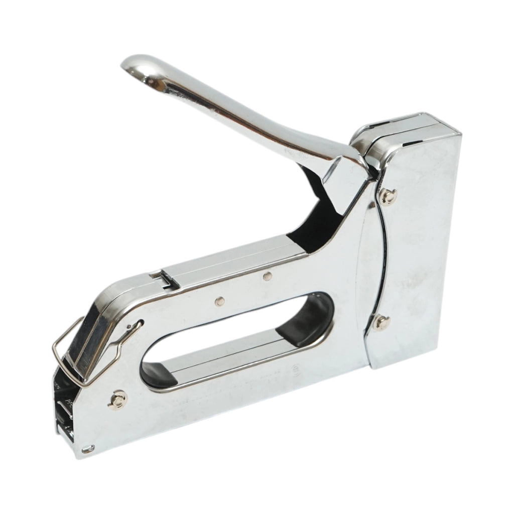Cucitrice professionale per tappezzeria, punti metallici da 4-14 mm, set da 600 punti metallici da 1,2x10 mm inclusi, marca Crownman.