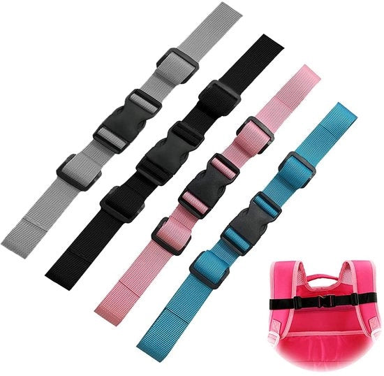 Borsa da spalla adattabile, 4 sezioni con chiusura rapida, cintura antiscivolo per borsa da scuola Borsa da spalla universale per jogging e passeggiate all'aperto