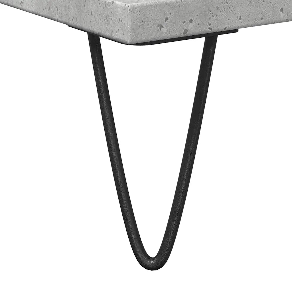 Armadietto da Bagno Grigio Cemento 80x33x60cm in Truciolato 857234