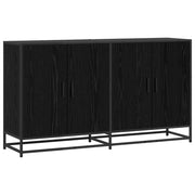Credenza Rovere Nero 134 x 35 x 76 cm Legno ingegnerizzato 3446628