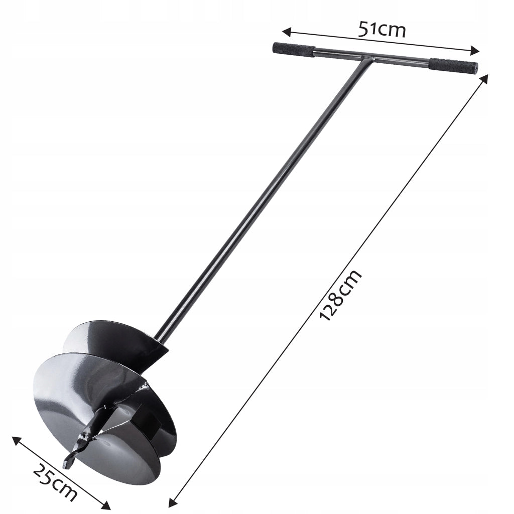 Trivella manuale per terreno KADAX, punta da trapano per pali da 250 mm