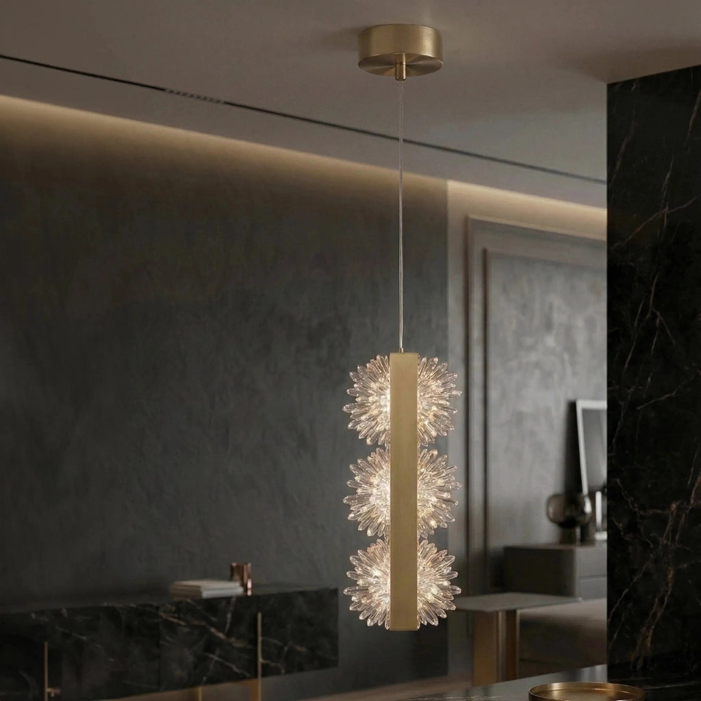 Lampada Da Soffitto Led G150-3cp Gold Brush