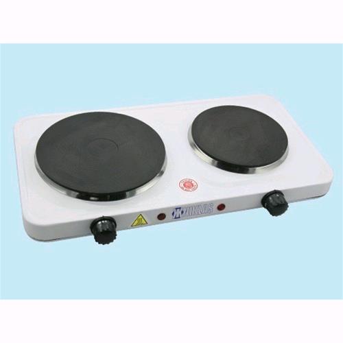 Fornello elettrico Niklas 2 piastre in ghisa 2500w 46x24x7 cm