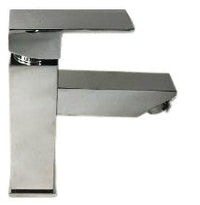 Rubinetto miscelatore quadrato per lavabo design moderno squadrato