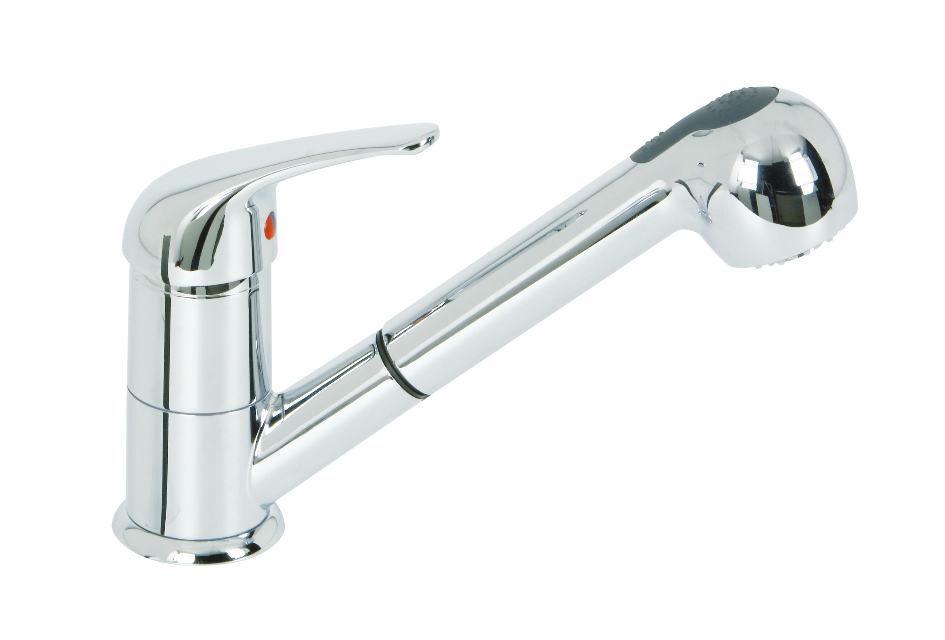 Rubinetto lavello monoforo con doccia estraibile