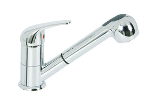 Rubinetto lavello monoforo con doccia estraibile