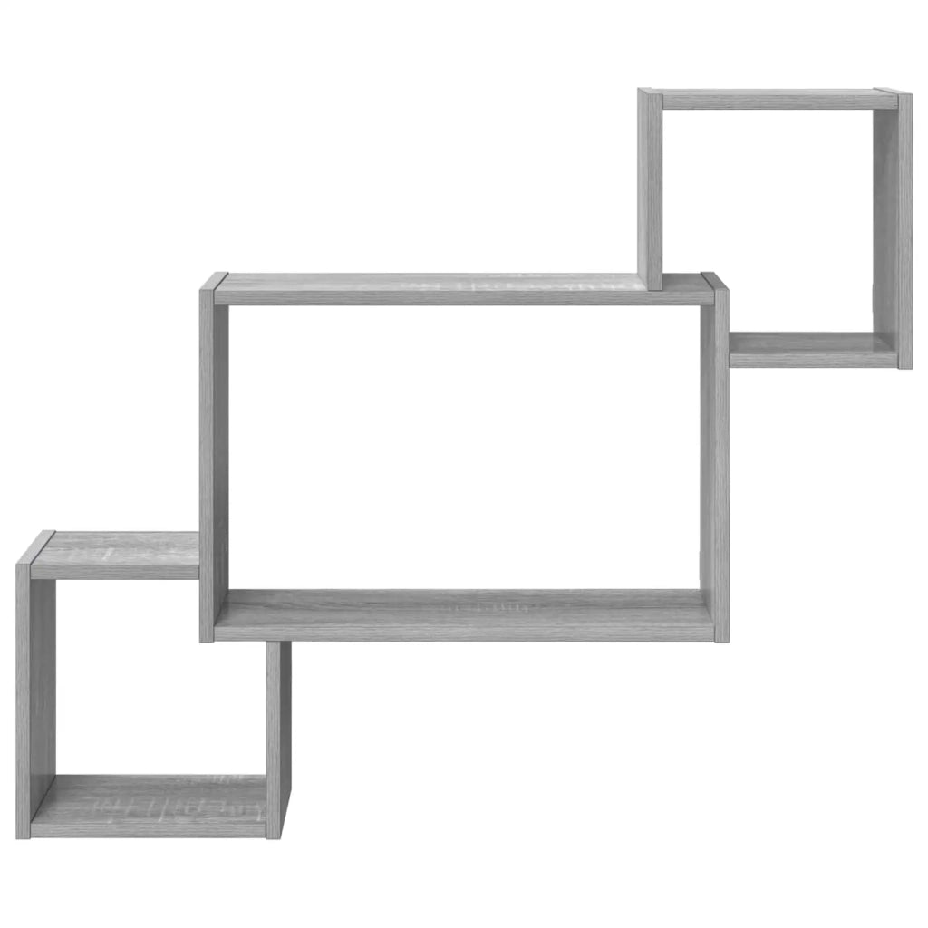 Scaffale da parete A parete Grigio 91,5 x 15 x 76 cm 8012121