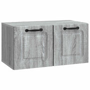 Mobile Porta TV da Muro Grigio Sonoma 59,5 x 31 x 30 cm