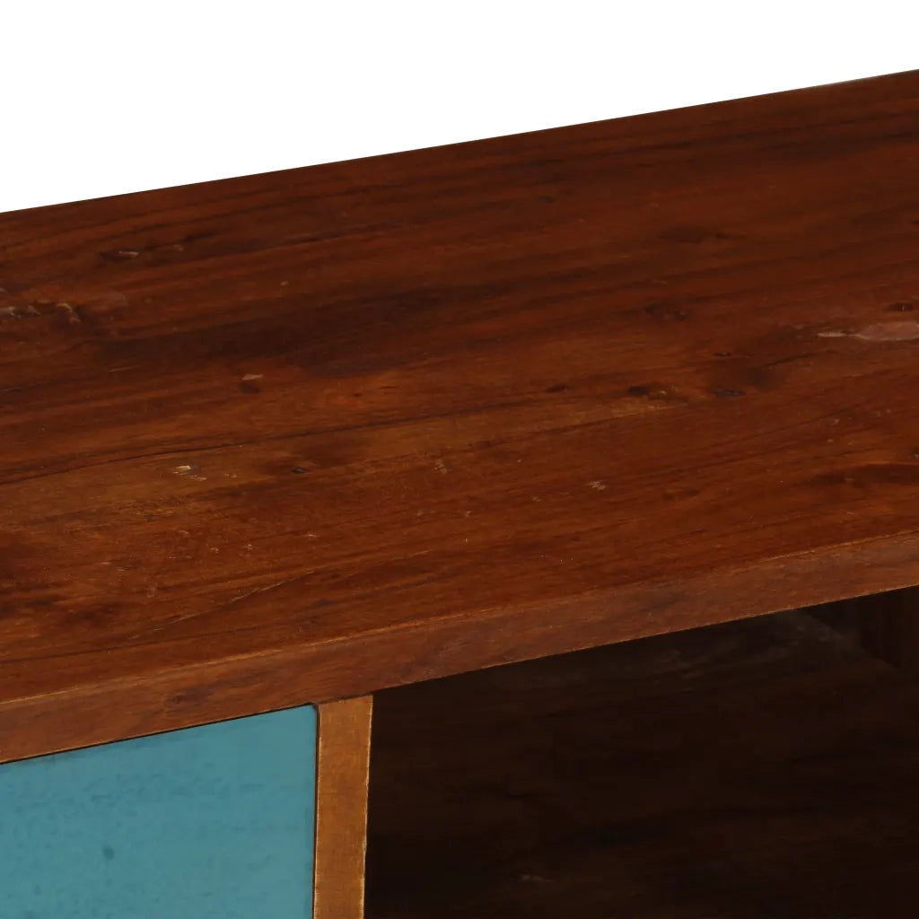 Mobile Porta TV 3 Cassetti 110x35x50cm Legno Massello di Acacia cod mxl 17020