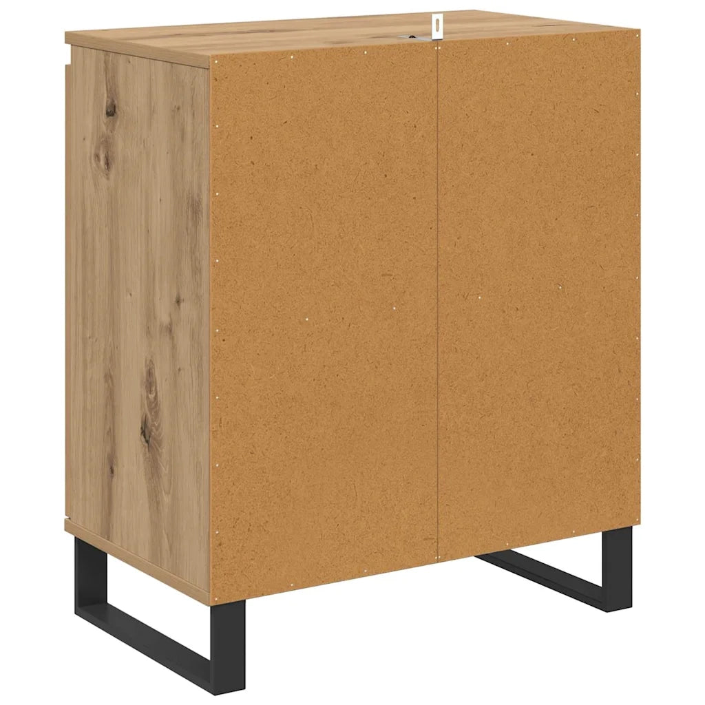 Credenza-Buffet-Armadio da cucina Rovere artigianale 60 x 35 x 70 cm Legno multistrato 544419