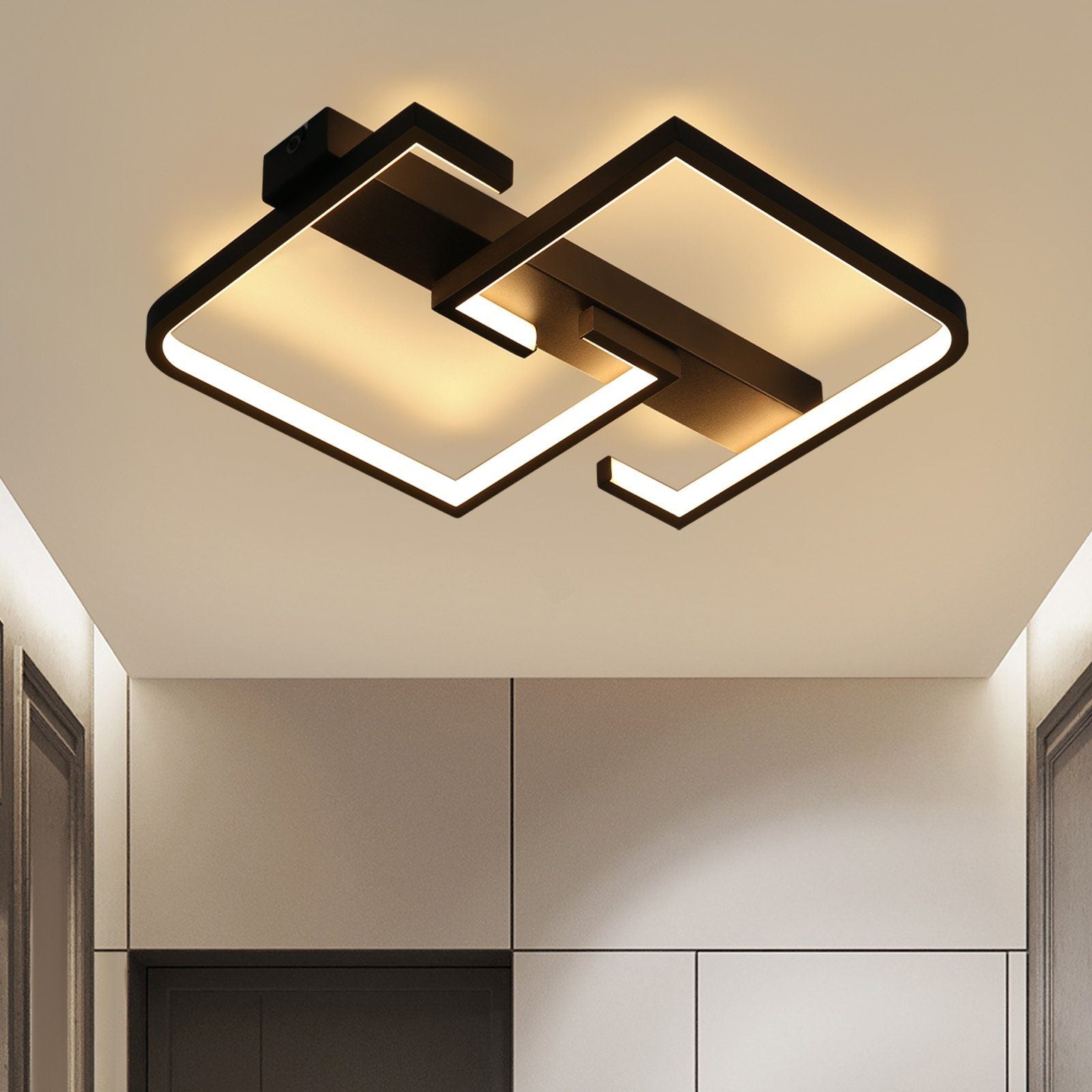 ZMH Lampada da soffitto a LED da 19 W con telecomando e cambio colore
