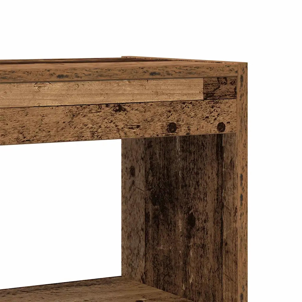 Armadio per Libri 6 livelli 80 x 30 x 198 cm Legno vecchio 3333921