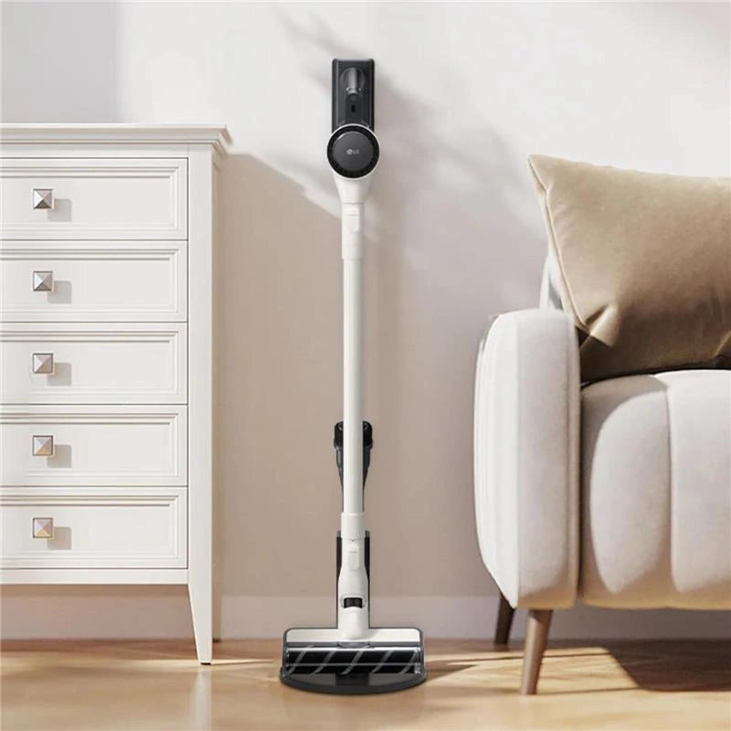 LG ASPIRALPOLVERE SENZA FILI CORDZERO DA 150W LANCIA INTEGRATA, BASE AUTOPORTANTE + 2 ACCESSORI PER PULIZIA INCLUSI