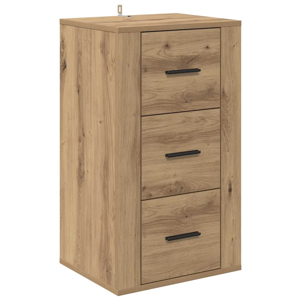 Credenza-Buffet-Armadio da cucina rovere artigianale 40 x 33 x 70 cm Legno multistrato