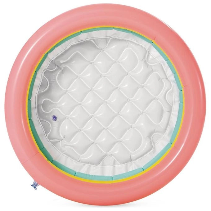 Intex 57107 Baby Sunset Piscina Gonfiabile per Bambini 3 Anelli 61x22 cm colore Arcobaleno