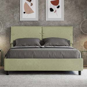 Letto Matrimoniale 160x210 cm con Rete Sleeper Tè verde