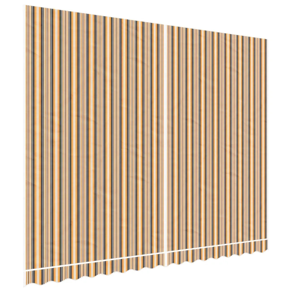 Tessuto di Ricambio per Tenda-Ricambio telo per tenda da sole Strisce Multicolore 4x3 m 974724