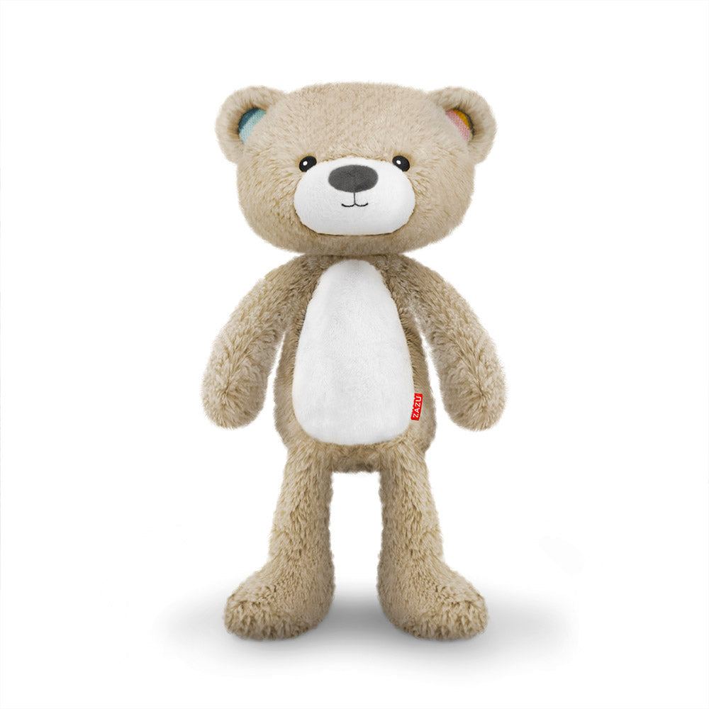 Orsacchiotto di Peluche Multifunzione Allenatore del Sonno 16x40x12 cm con Luce e Suoni Beige