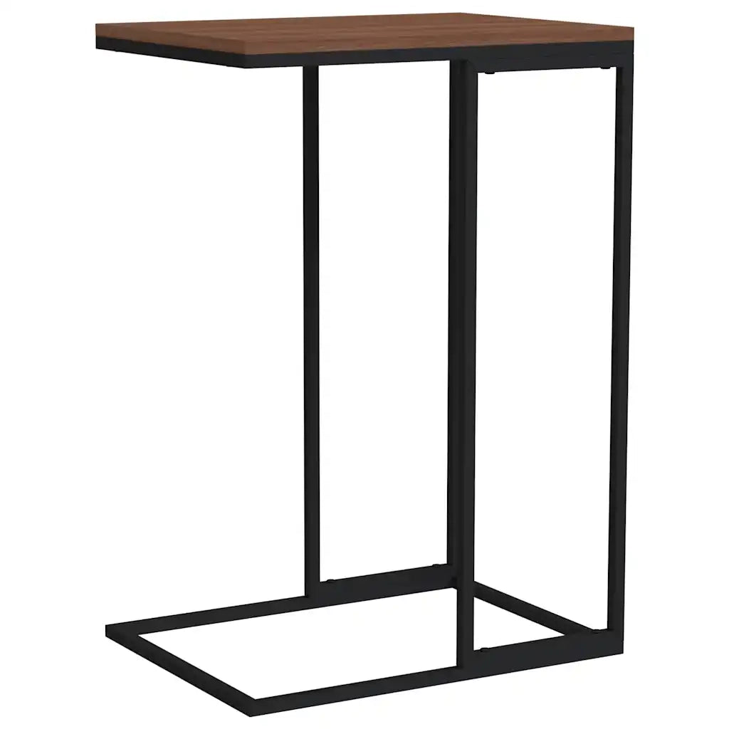 Tavolino da Salotto Nero 40x30x59 cm in Legno Multistrato cod mxl 55212
