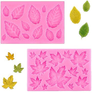 2 pezzi di fondant malline in silicone fogli modellatori foglio di modellatura silicone mal vari modelli utilizzabili per la decorazione di torte di fondant o per la decorazione di caramelle di cioccolato