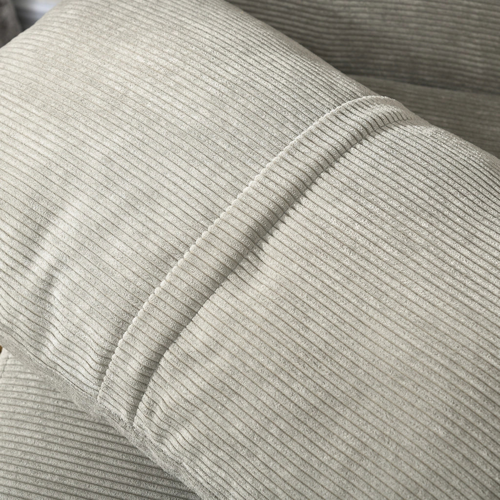 DIVANO LETTO 141x90x81 cm Grigio in poliestere con schienale regolabile