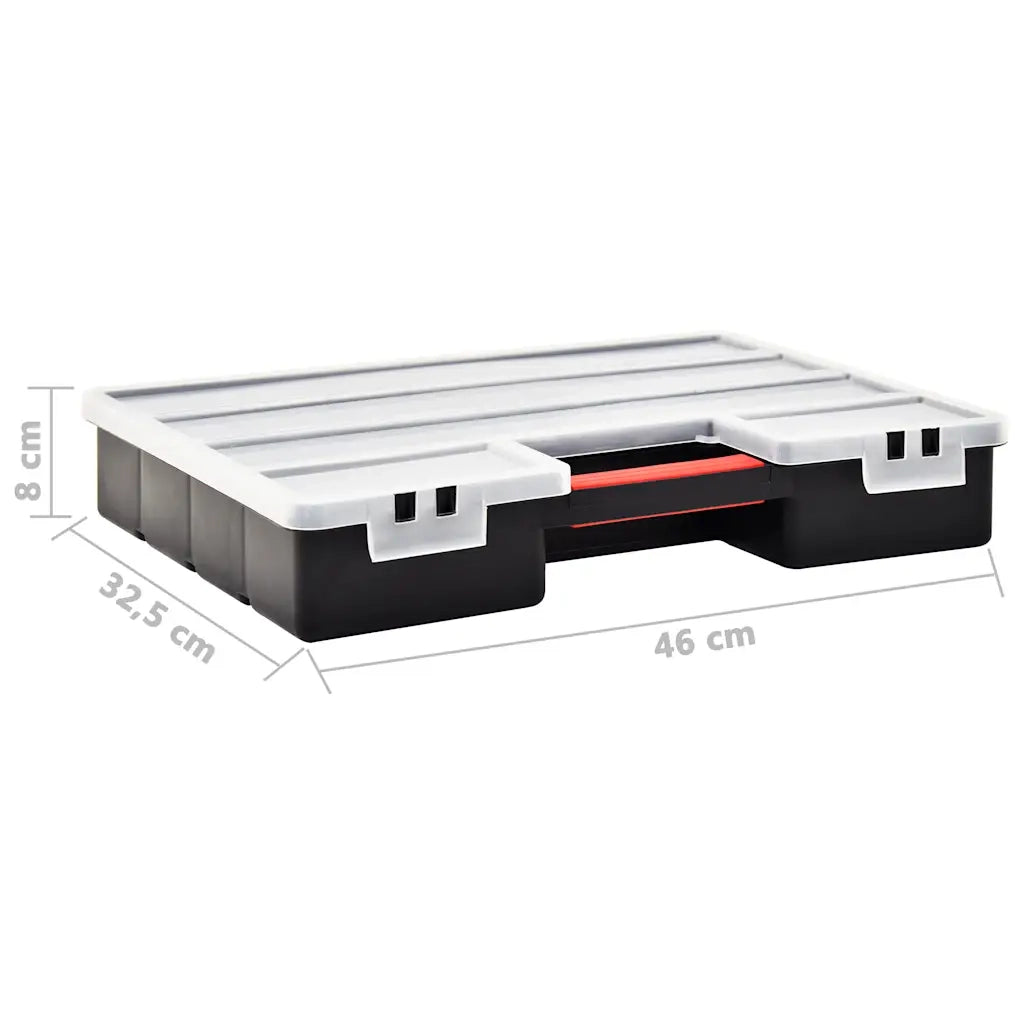 Scatole Assortimento 2 pz con Divisori 460x325x80mm in Plastica 146272