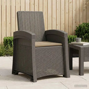 Sedia da giardino reclinabile effetto rattan 8012014