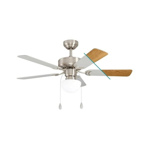 Ventilatore soffitto eglo 35074 cadiz nickel