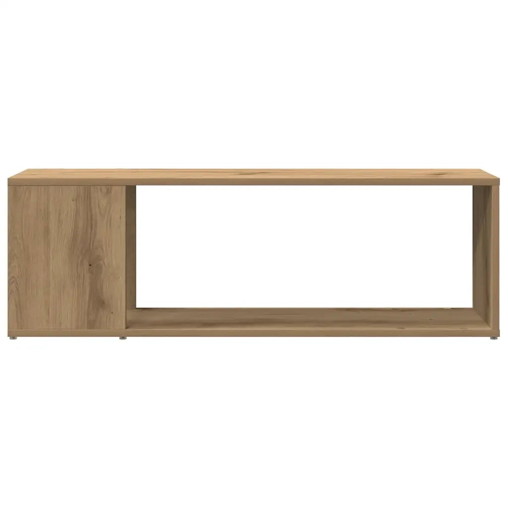 Mobile TV Rovere Artigianale 100x24x32 cm in Legno Multistrato 856739