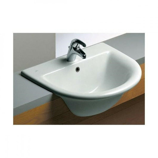 Fiorile lavabo incasso soprapian o 61x50 bianco (dif.) b08xb1lz15