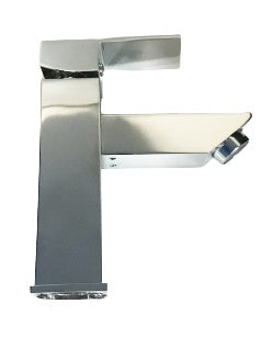 Rubinetto miscelatore quadrato per lavabo design moderno squadrato