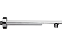 Braccio doccia minimal in ottone cromato 30 cm