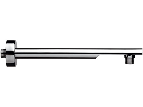 Braccio doccia minimal in ottone cromato 30 cm