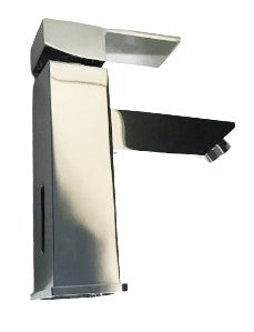 Rubinetto miscelatore quadrato per lavabo design moderno squadrato