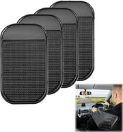 Matte antiscivolo per smartphone, mattoncini antiscivolo per auto, mattoncini antiscivolo per cruscotto, mattoncini antiscivolo per auto, per la conservazione di smartphone, chiavi, occhiali da sole, monete, 4 pezzi (14 * 8 cm)