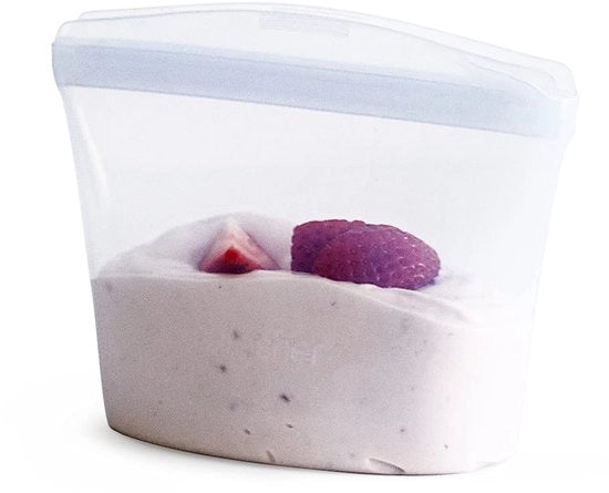Bowl Premium confezione singola, contenitore trasparente, 1 pezzo, resistente al forno, lavastoviglie e congelatore, ecologico, impermeabile, contenitore per pranzo, 237 ml