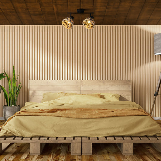 Plafoniera Industrial-Nordico Lancia Acciaio Nero Legno Marrone 2 Luci E14